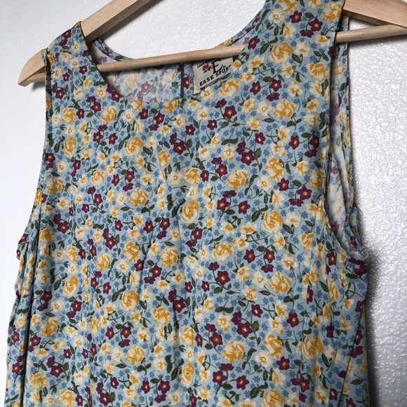 Vintage Floral Cottagecore Maxi Sundress - Picture 2 of 6